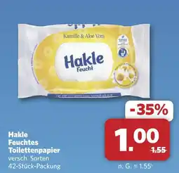 Combi Hakle feuchtes toilettenpapier Angebot