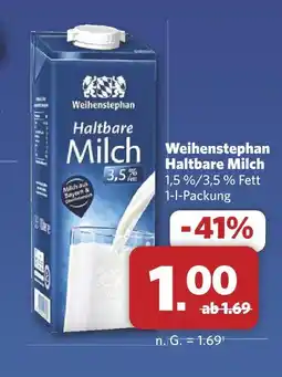 Combi Weihenstephan haltbare milch Angebot