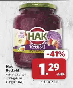 Combi Hak rotkohl Angebot