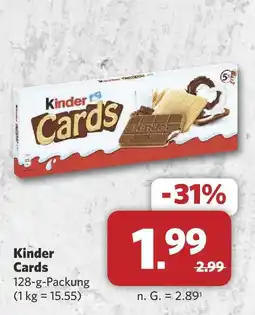 Combi Kinder cards Angebot