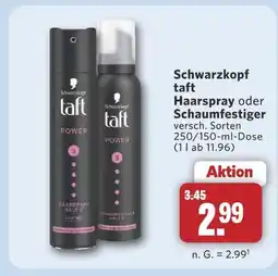 Combi Schwarzkopf taft haarspray Angebot