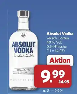 Combi Absolut vodka Angebot