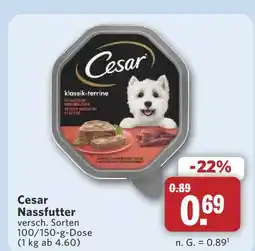 Combi Cesar nassfutter Angebot