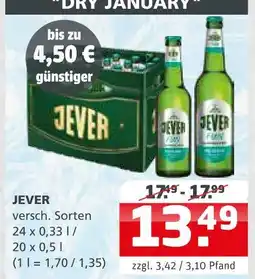 Getränke Quelle Jever bier alkoholfrei Angebot
