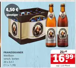 Getränke Quelle Franziskaner weißbier Angebot