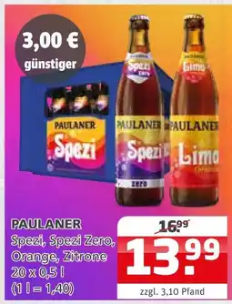 Getränke Quelle Paulaner spezi Angebot