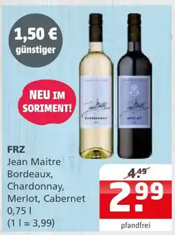Getränke Quelle Frz jean maitre bordeaux chardonnay Angebot