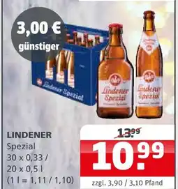 Getränke Quelle Lindener spezial Angebot