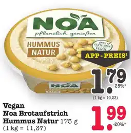 E-Center Noa brotaufstrich hummus natur Angebot