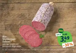 tegut Bio-weiderind-salami Angebot