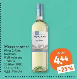 tegut Mezzacorona pinot grigio Angebot