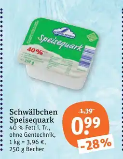 tegut Schwälbchen speisequark Angebot