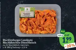 tegut Mecklenburger landpute bio-hähnchen-dönerfleisch Angebot