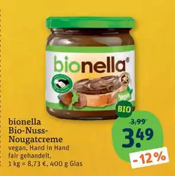 tegut Bionella bio-nuss-nougatcreme Angebot