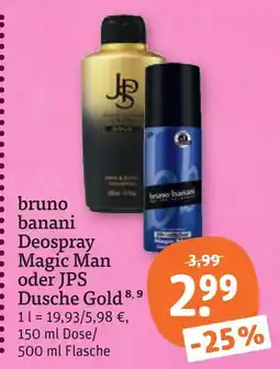 tegut Bruno banani deospray magic man Angebot
