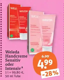 tegut Weleda handcreme sensitiv Angebot