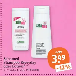 tegut Sebamed shampoo everyday Angebot