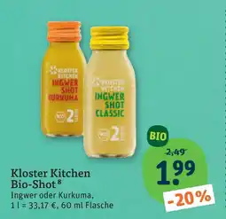 tegut Kloster kitchen ingwer shot classic Angebot