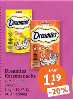 tegut Dreamies katzensnacks Angebot