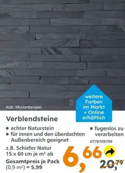Globus Baumarkt Verblendsteine Angebot