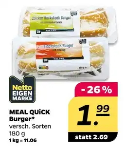 NETTO Meal quick burger Angebot