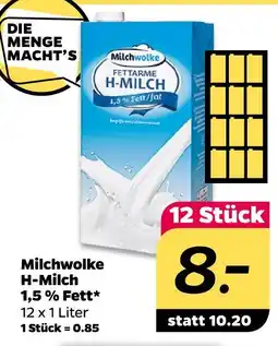NETTO Milchwolke h-milch Angebot