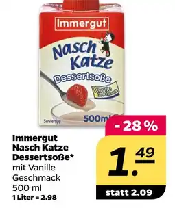 NETTO Immergut nasch katze dessertsoße Angebot