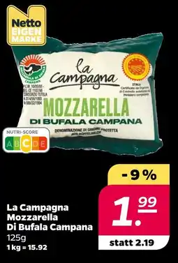 NETTO La campagna mozzarella di bufala campana Angebot