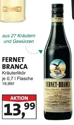 Lösch Depot FERNET BRANCA Kräuterlikör Angebot