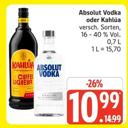 Marktkauf Absolut vodka Angebot