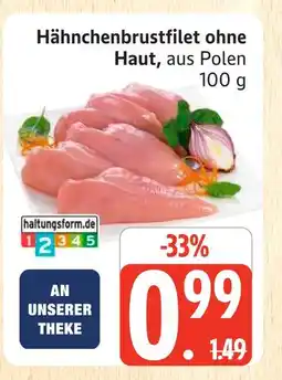 Marktkauf Hähnchenbrustfilet ohne haut Angebot