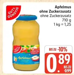 Marktkauf Gut & günstig apfelmus ohne zuckerzusatz Angebot