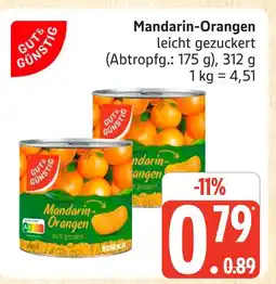 Marktkauf Gut & günstig mandarin-orangen Angebot