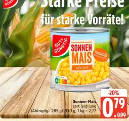 Marktkauf Gut & günstig sonnen-mais Angebot