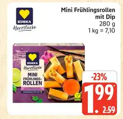 Marktkauf Edeka herzstücke mini frühlingsrollen mit dip Angebot