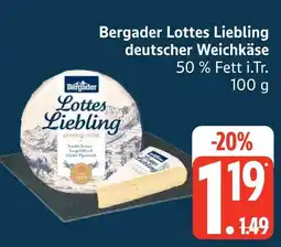 Marktkauf Bergader lottes liebling deutscher weichkäse Angebot