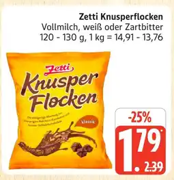 Marktkauf Zetti knusperflocken vollmilch Angebot