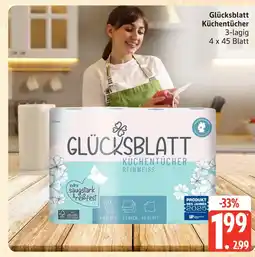 Marktkauf Glücksblatt küchentücher reinweiss Angebot