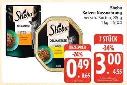 Marktkauf Sheba katzen nassnahrung Angebot