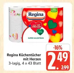 Marktkauf Regina küchentücher mit herzen Angebot