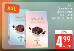 Marktkauf Lindt choco waffel milk chocolate Angebot