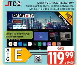 Marktkauf Jtc smart-tv jtcs32h39322flw Angebot