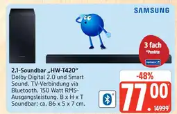 Marktkauf Samsung 2.1-soundbar hw-t420 Angebot
