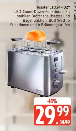 Marktkauf Edeka toaster „to24-182“ Angebot