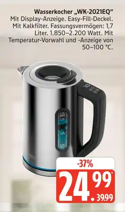 Marktkauf Wasserkocher wk-2021eq Angebot