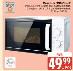 Marktkauf Star mikrowelle mm720cuk Angebot
