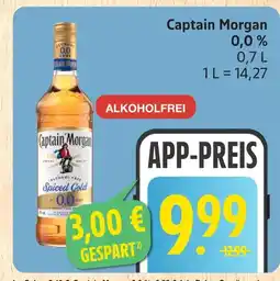 Marktkauf Captain morgan spiced gold 0,0% Angebot