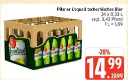 Marktkauf Pilsner urquell tschechisches bier Angebot