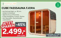 Marktkauf Artsauna cube fasssauna fjora Angebot