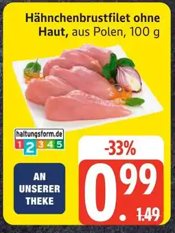Edeka Hähnchenbrustfilet ohne haut Angebot